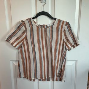 XXS Striped Madewell Top